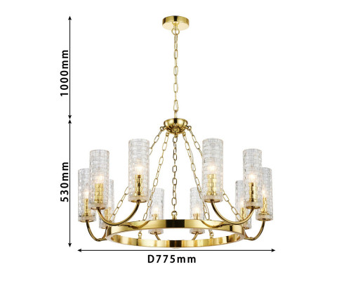 Оформить заказ Подвесная люстра Favourite 2817-10P| VIVID-LIGHT.RU