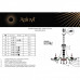 Сделать заказ Подвесная люстра APLOYT APL.814.03.10| VIVID-LIGHT.RU