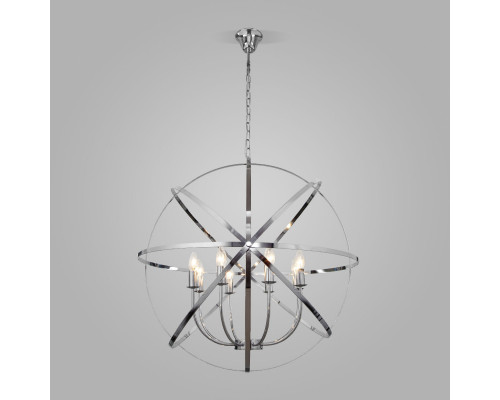 Сделать заказ Подвесная люстра Eurosvet 60139/8 хром| VIVID-LIGHT.RU