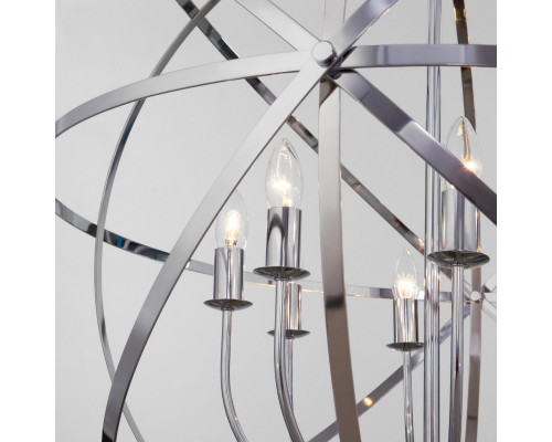 Сделать заказ Подвесная люстра Eurosvet 60139/8 хром| VIVID-LIGHT.RU