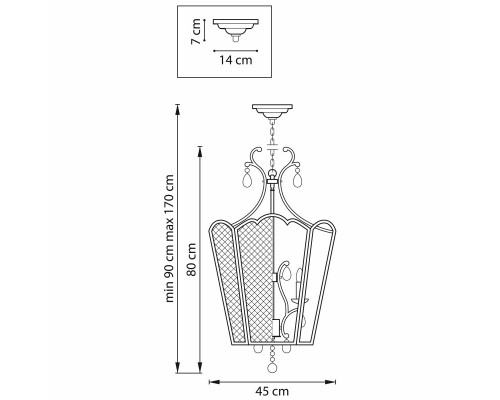 Оформить заказ Подвесная люстра Lightstar 744157| VIVID-LIGHT.RU
