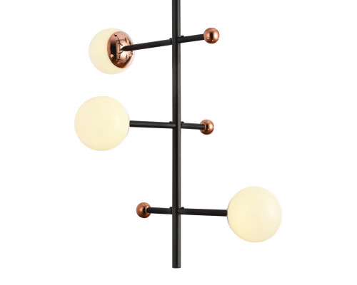 Заказать Подвесная люстра Natali Kovaltseva LED LAMPS 81338 GOLD BLACK| VIVID-LIGHT.RU