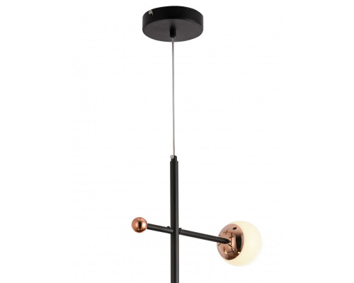 Заказать Подвесная люстра Natali Kovaltseva LED LAMPS 81338 GOLD BLACK| VIVID-LIGHT.RU