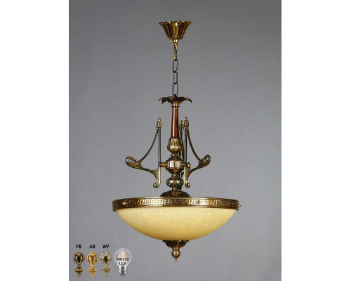 Заказать Подвесная люстра AMBIENTE by BRIZZI 02166 PB| VIVID-LIGHT.RU