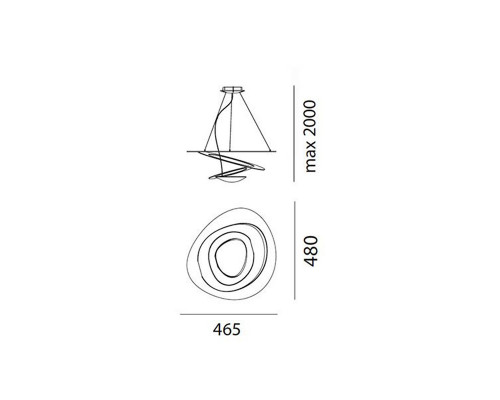 Заказать Подвесная люстра Artemide 1249020A| VIVID-LIGHT.RU