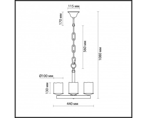 Сделать заказ Подвесная люстра Odeon Light 2767/4| VIVID-LIGHT.RU