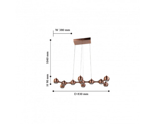 Купить Подвесная люстра Favourite 2223-11P| VIVID-LIGHT.RU