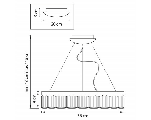 Заказать Подвесная люстра Lightstar 812186| VIVID-LIGHT.RU