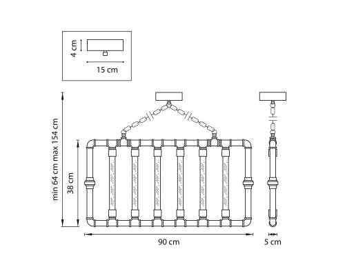 Купить Подвесная люстра Lightstar 740064| VIVID-LIGHT.RU