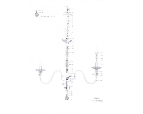 Заказать Подвесная люстра Lightstar 699084| VIVID-LIGHT.RU