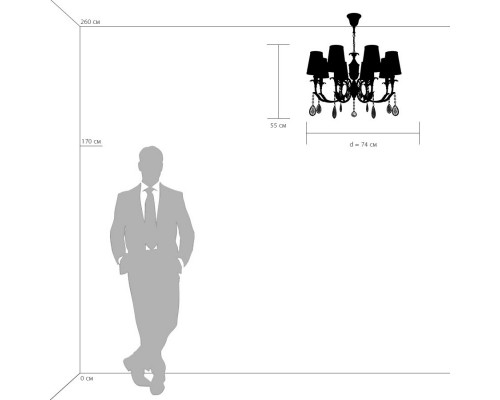 Сделать заказ Подвесная люстра Lightstar 691082| VIVID-LIGHT.RU