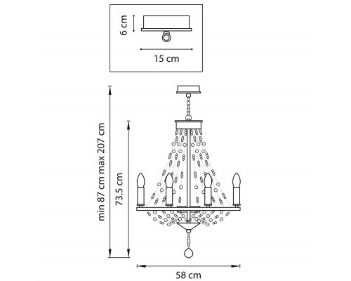 Оформить заказ Подвесная люстра Lightstar 744148| VIVID-LIGHT.RU