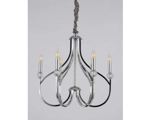 Купить Подвесная люстра Lumina Deco LDP 1250-6 CHR| VIVID-LIGHT.RU
