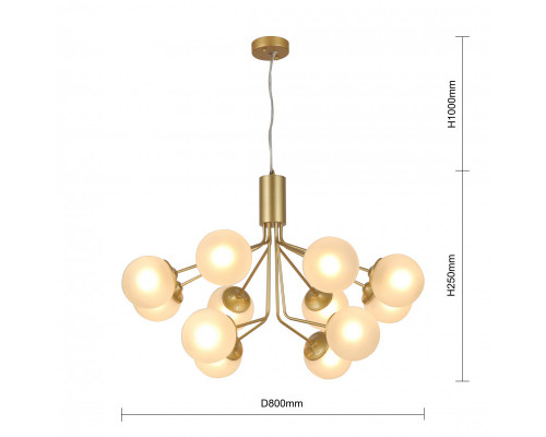 Заказать Подвесная люстра F-Promo 2631-12U| VIVID-LIGHT.RU