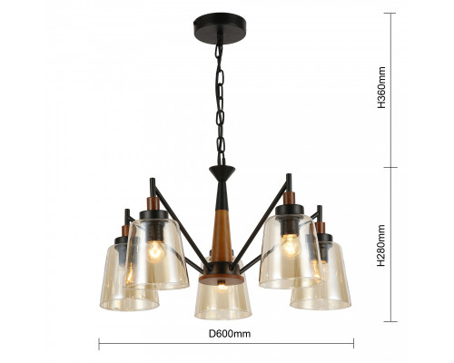 Заказать Подвесная люстра F-Promo 2632-5P| VIVID-LIGHT.RU