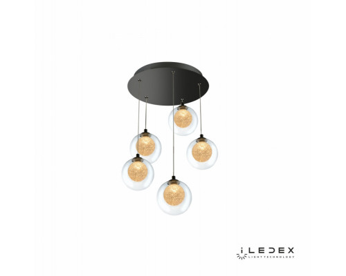 Оформить заказ Подвесная люстра iLedex C4457-5R CR| VIVID-LIGHT.RU