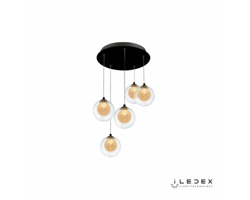 Оформить заказ Подвесная люстра iLedex C4457-5R CR| VIVID-LIGHT.RU