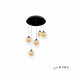 Оформить заказ Подвесная люстра iLedex C4457-5R CR| VIVID-LIGHT.RU