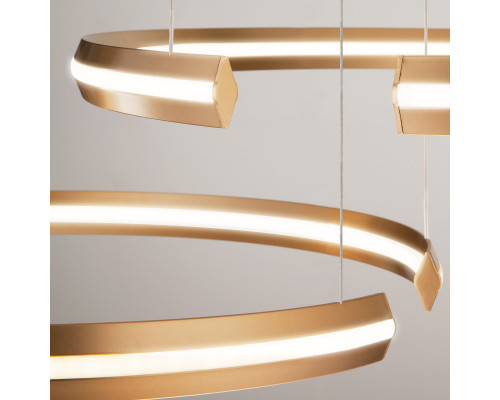 Купить Подвесная люстра Eurosvet 90280/3 золото Smart| VIVID-LIGHT.RU