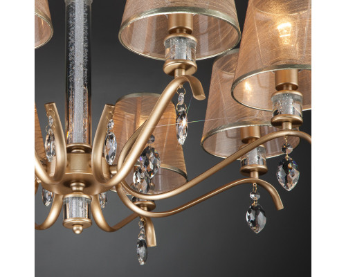 Купить Подвесная люстра Eurosvet 60103/8 перламутровое золото| VIVID-LIGHT.RU