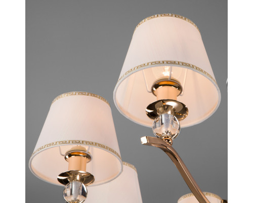 Купить Подвесная люстра Eurosvet 60097/8 золото| VIVID-LIGHT.RU