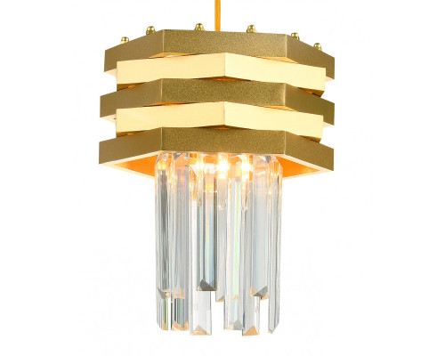 Оформить заказ Подвесная люстра Natali Kovaltseva SPEAR 76013/1W GOLD| VIVID-LIGHT.RU