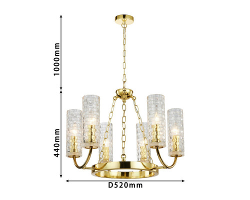 Заказать Подвесная люстра Favourite 2817-6P| VIVID-LIGHT.RU