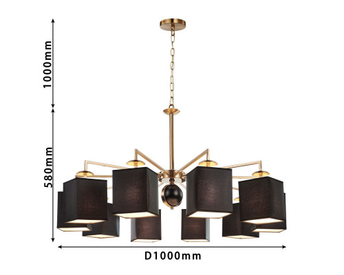 Купить Подвесная люстра Favourite 2822-10P| VIVID-LIGHT.RU