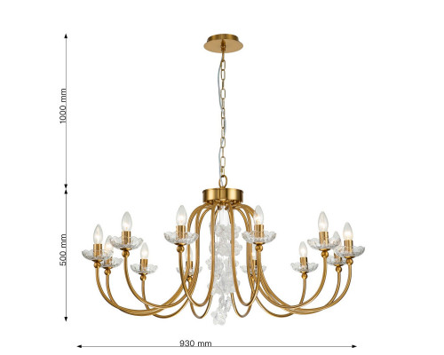 Заказать Подвесная люстра Favourite 2871-12P| VIVID-LIGHT.RU