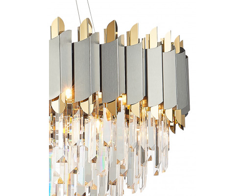 Заказать Подвесная люстра Natali Kovaltseva QUEEN II 81450/10C GOLD| VIVID-LIGHT.RU