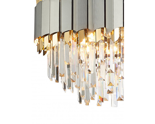 Заказать Подвесная люстра Natali Kovaltseva QUEEN II 81450/10C GOLD| VIVID-LIGHT.RU