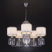 Купить Подвесная люстра Eurosvet 10099/5 хром/прозрачный хрусталь Strotskis (новый абажур)| VIVID-LIGHT.RU
