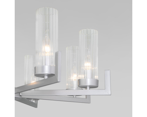 Сделать заказ Подвесная люстра Eurosvet 60133/8 серебро| VIVID-LIGHT.RU