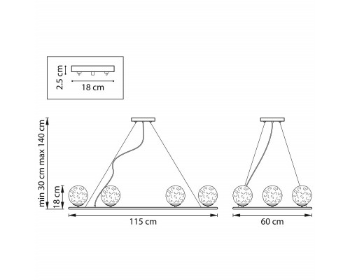 Заказать Подвесная люстра Lightstar 815267| VIVID-LIGHT.RU