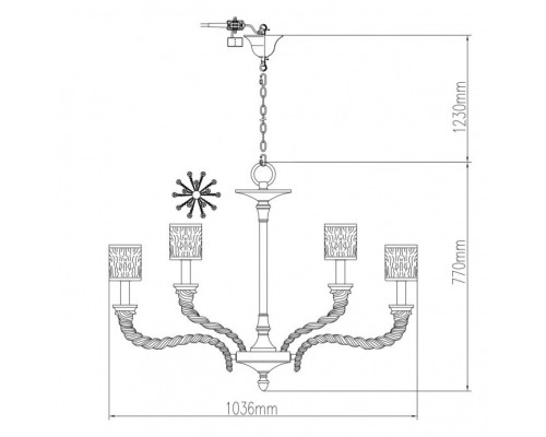 Сделать заказ Подвесная люстра Chiaro 378010915| VIVID-LIGHT.RU