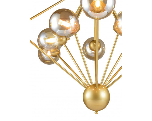 Оформить заказ Подвесная люстра Natali Kovaltseva STUTTGART 91006/10C GOLD| VIVID-LIGHT.RU