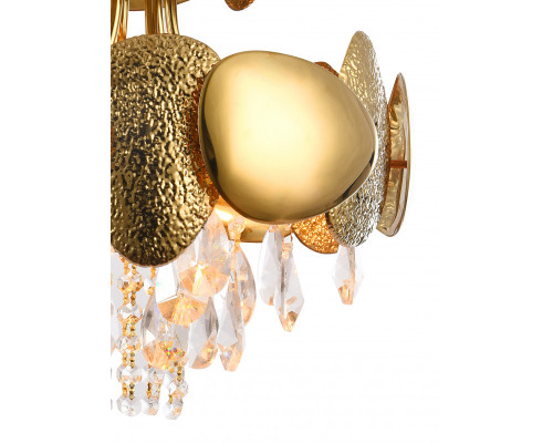 Заказать Подвесная люстра Natali Kovaltseva VALENCIA 91009/4C GOLD| VIVID-LIGHT.RU
