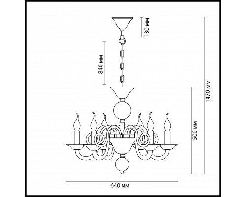 Оформить заказ Подвесная люстра Odeon Light 3931/6| VIVID-LIGHT.RU