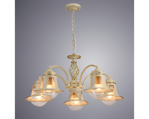Заказать Подвесная люстра ARTE Lamp A7022LM-5WG| VIVID-LIGHT.RU
