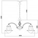 Заказать Подвесная люстра ARTE Lamp A7022LM-5WG| VIVID-LIGHT.RU