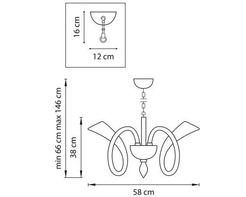 Оформить заказ Подвесная люстра Lightstar 892083| VIVID-LIGHT.RU