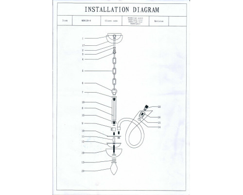 Оформить заказ Подвесная люстра Lightstar 892083| VIVID-LIGHT.RU