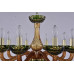 Оформить заказ Подвесная люстра Bohemia Ivele Crystal 1309/8/200 G Am/Amber-Green/H-1J| VIVID-LIGHT.RU