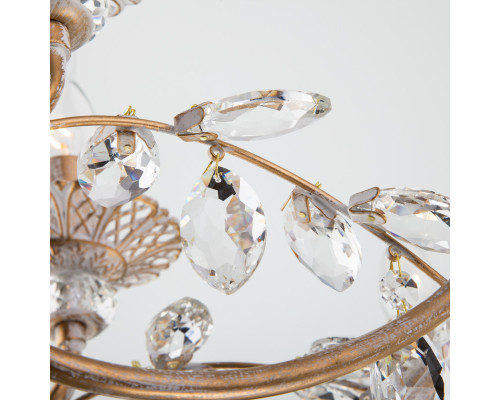 Оформить заказ Подвесная люстра Eurosvet 60057/8 белый с золотом| VIVID-LIGHT.RU