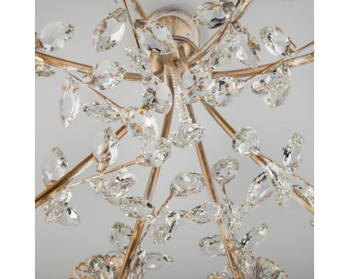 Оформить заказ Подвесная люстра Eurosvet 60057/8 белый с золотом| VIVID-LIGHT.RU