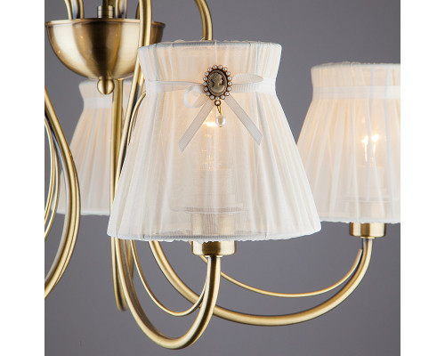 Купить Подвесная люстра Eurosvet 60039/5 античная бронза| VIVID-LIGHT.RU