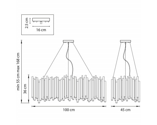 Купить Подвесная люстра Lightstar 816207| VIVID-LIGHT.RU