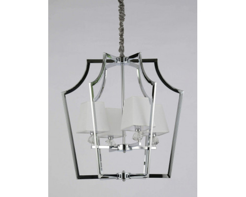 Сделать заказ Подвесная люстра Lumina Deco LDP 1249-4 CHR+WT| VIVID-LIGHT.RU