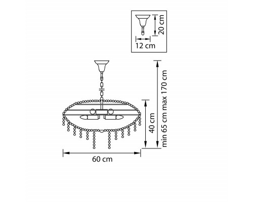 Купить Подвесная люстра Lightstar 700150| VIVID-LIGHT.RU