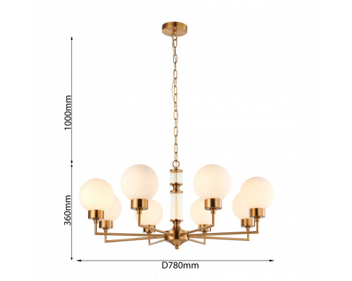 Сделать заказ Подвесная люстра Favourite 2670-8P| VIVID-LIGHT.RU